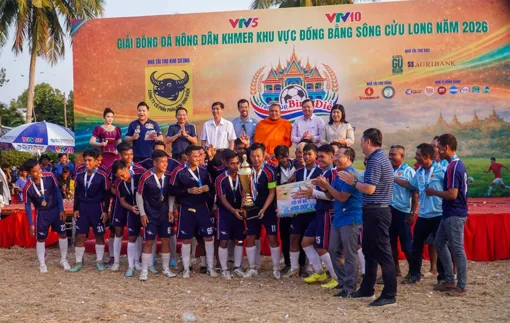 Đội Tức Prăy giành ngôi vô địch Giải Bóng đá Nông dân Khmer khu vực ĐBSCL năm 2026 - tranh Cúp Bình Điền