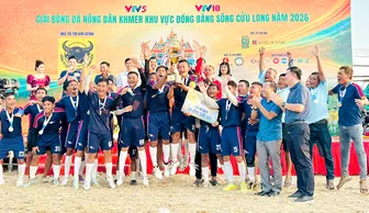 Giải Bóng đá Nông dân Khmer ĐBSCL 2026: “Sân bóng giữa ruộng” lan tỏa tinh thần đoàn kết, Agribank đồng hành bền bỉ cùng “Tam nông”