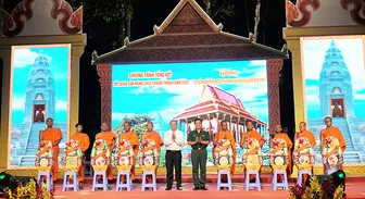 Vùng đồng bào Khmer vui Tết cổ truyền Chôl Chnăm Thmây