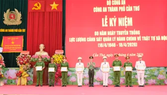 Kỷ niệm 80 năm Ngày truyền thống lực lượng Cảnh sát quản lý hành chính về trật tự xã hội