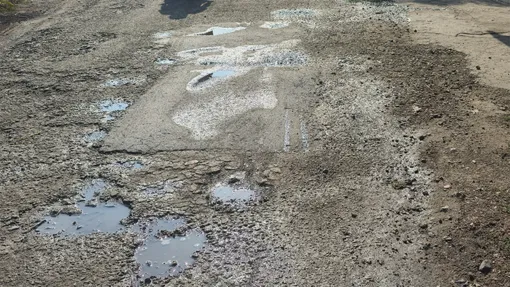 Đường xuống cấp, tiềm ẩn tai nạn