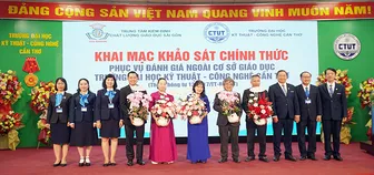 Khảo sát chính thức phục vụ đánh giá ngoài Trường Đại học Kỹ thuật - Công nghệ Cần Thơ