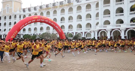 Gần 7.000 VĐV tham gia Giải việt dã Trường Đại học Võ Trường Toản