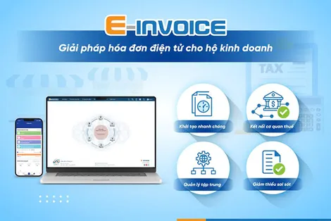 Einvoice & TruePos - Giải pháp giúp hộ kinh doanh xuất hóa đơn điện tử dễ dàng, đúng quy định