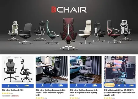Bchair công bố nâng cấp tên miền website: Trải nghiệm mua sắm hoàn hảo hơn