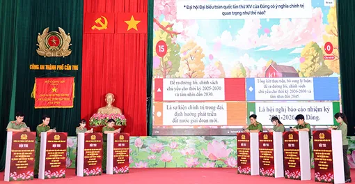 Hội thi sân khấu hóa tìm hiểu Nghị quyết Đại hội đại biểu toàn quốc lần thứ XIV của Đảng và phong trào thi đua “Ba nhất"