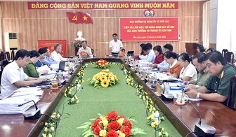 Đoàn Giám sát số 602 làm việc với Ban Thường vụ Đảng ủy xã Phú Lộc