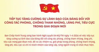[INFOGRAHICS] Tiếp tục tăng cường sự lãnh đạo của Đảng đối với công tác phòng, chống tham nhũng, lãng phí, tiêu cực trong giai đoạn mới