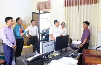 Đoàn Giám sát số 593 của Ban Thường vụ Thành ủy Cần Thơ làm việc tại phường Mỹ Xuyên