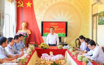 Đoàn Giám sát số 602 của Ban Thường vụ Thành ủy Cần Thơ làm việc tại xã Thạnh Thới An