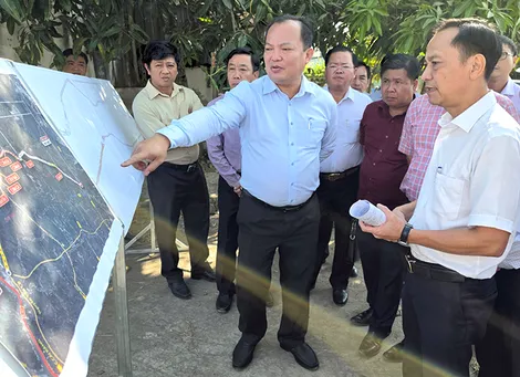 Lãnh đạo TP Cần Thơ kiểm tra tiến độ nhiều công trình nâng cấp, mở rộng tuyến đường tỉnh
