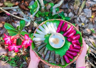 Sắc màu bánh dân gian