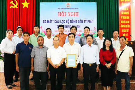 Ra mắt câu lạc bộ nông dân tỉ phú xã Trường Thành