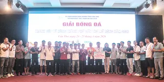 Đội Cần Thơ vô địch Giải Bóng đá tranh cúp Tứ hùng TP Cần Thơ mở rộng năm 2026