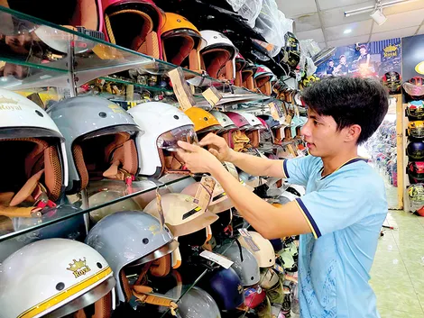 Nhiều lựa chọn cho dòng nón bảo hiểm an toàn, chất lượng