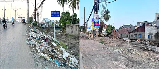 Địa phương đã kịp thời xử lý rác thải dưới chân cầu Bình Thủy