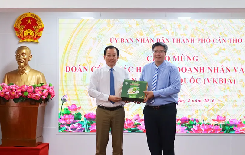 Hiệp hội Doanh nhân và Đầu tư Việt Nam - Hàn Quốc tìm kiếm cơ hội hợp tác với TP Cần Thơ