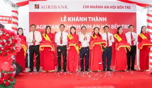 Khánh thành trụ sở Agribank Chi nhánh An Hội Bến Tre