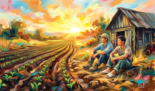 Mảnh vườn sau cơn bão