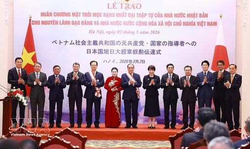 Japan bestows Order of the Rising Sun on former Vietnamese leaders