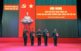 Lực lượng vũ trang TP Cần Thơ thực hiện hiệu quả công tác quân sự