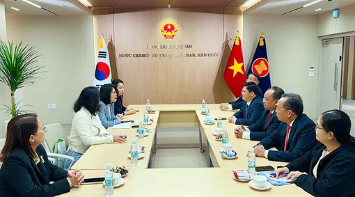 Đoàn công tác TP Cần Thơ làm việc với Tổng Lãnh sự quán Việt Nam tại Busan