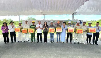 Đoàn công tác Ủy ban Kinh tế và Tài chính của Quốc hội khảo sát dự án cao tốc Châu Đốc - Cần Thơ - Sóc Trăng