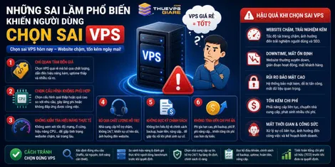 Những sai lầm thường gặp khi thuê VPS giá rẻ và cách tránh