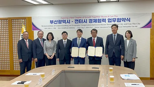 TP Cần Thơ và TP Busan, Hàn Quốc ký ghi nhớ hợp tác chiến lược