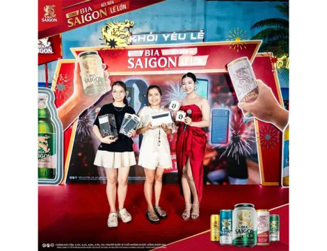 Hàng ngàn người cùng Bia Saigon "Kết nên lễ lớn” với chuỗi sự kiện bùng nổ tại TP Hồ Chí Minh và TP Cần Thơ
