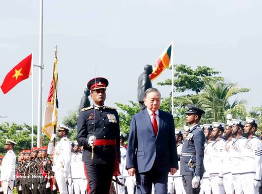 Vietnam’s top leader concludes successful state visit to Sri Lanka