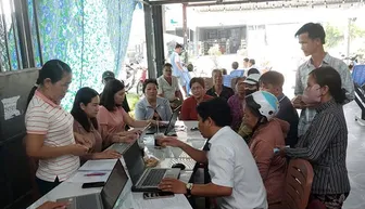 Trung tâm Phục vụ hành chính công phường Ngã Năm triển khai Tổ công tác lưu động phục vụ người dân ngày thứ Bảy