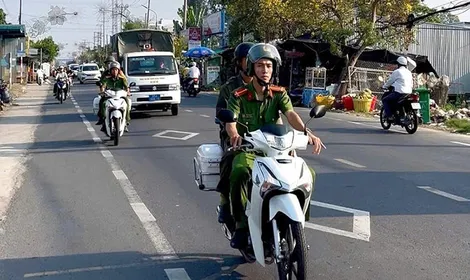 Đảm bảo trật tự đô thị, an toàn giao thông trên địa bàn xã Cờ Đỏ