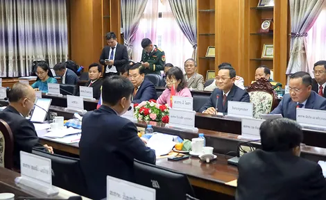 Đoàn công tác TP Cần Thơ thăm và làm việc tại tỉnh Champasak, Lào