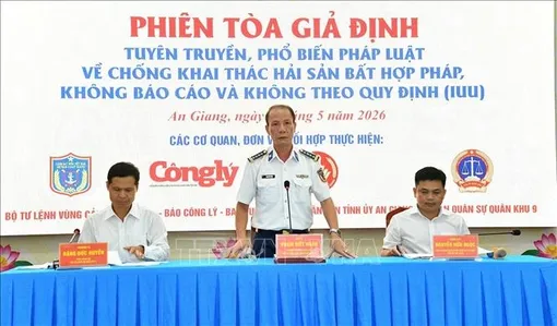 Tuyên truyền chống IUU bằng hình thức "Phiên tòa giả định"