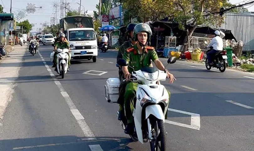 Đảm bảo trật tự đô thị, an toàn giao thông trên địa bàn xã Cờ Đỏ