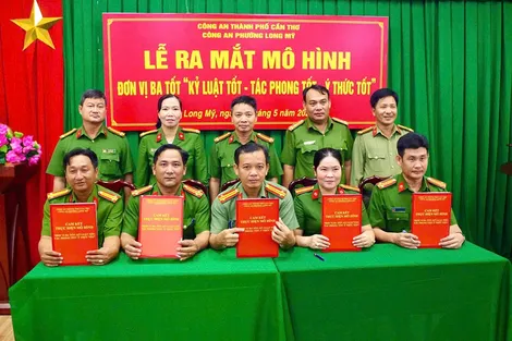 Ra mắt mô hình “Đơn vị ba tốt”, hướng đến sự hài lòng của người dân