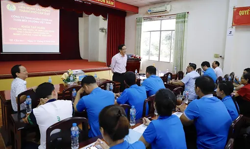 LĐLĐ TP Cần Thơ tập huấn an toàn, vệ sinh lao động