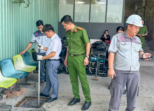 Phát hiện bệnh viện quốc tế xả nước thải chưa qua xử lý ra môi trường