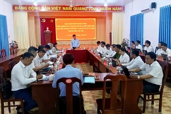 Đoàn kiểm tra, giám sát số 28 của Bộ Chính trị, Ban Bí thư làm việc với xã Lai Hòa