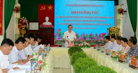 Chủ tịch UBND TP Cần Thơ làm việc với phường Long Tuyền