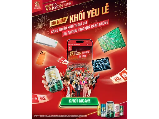 Từ nền tảng số đến đời thực, “Khối yêu lễ” hội tụ cùng Bia Saigon "Kết nên lễ lớn"