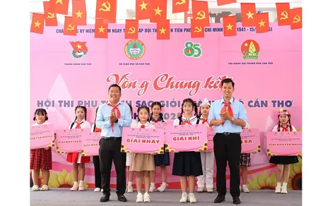 Đồng hành cùng sự phát triển của đội viên, thiếu nhi
