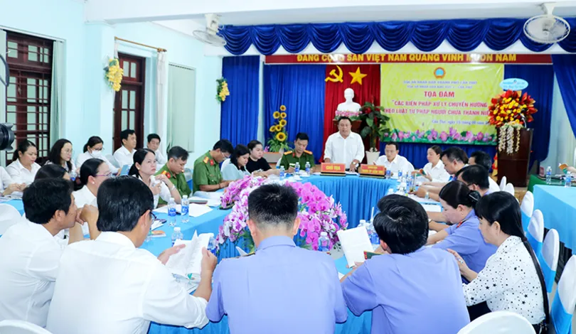 Tọa đàm về các biện pháp xử lý chuyển hướng theo Luật Tư pháp người chưa thành niên