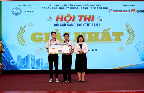 Trường Đại học Kỹ thuật - Công nghệ Cần Thơ tổ chức hội thi “Đổi mới sáng tạo CTUT lần I - năm 2026”