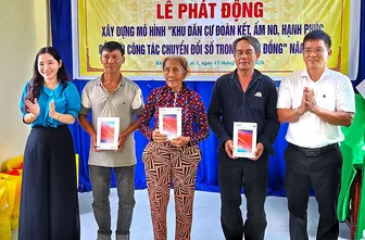 Phát động xây dựng mô hình “Khu dân cư đoàn kết, ấm no, hạnh phúc”
