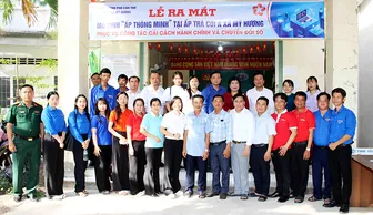 Xã Mỹ Hương ra mắt mô hình “Lớp đào tạo công dân số” và “Ấp thông minh”