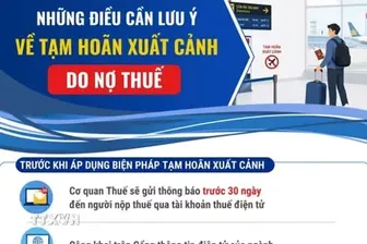 Những điều cần lưu ý về tạm hoãn xuất cảnh do nợ thuế