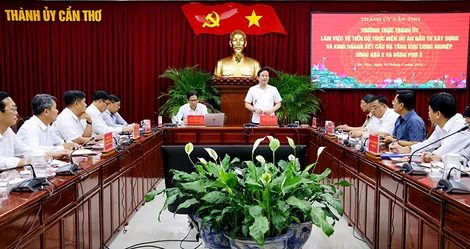 Đẩy nhanh tiến độ triển khai khu công nghiệp Sông Hậu 2 và Đông Phú 2
