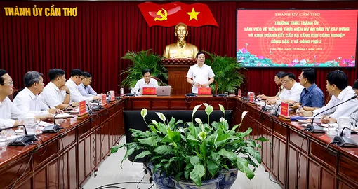 Đẩy nhanh tiến độ triển khai khu công nghiệp Sông Hậu 2 và Đông Phú 2